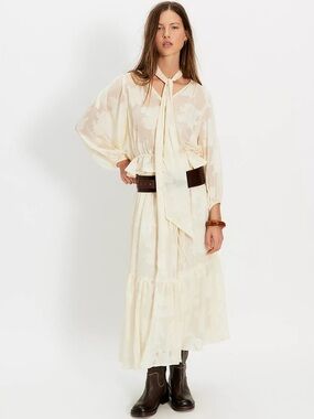 Free people On The Horizon Jacquard Maxi Skirt Set